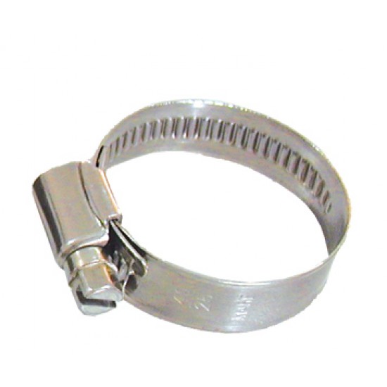 Hose Clip, Band 12mm, INOX 316, Various Diameters