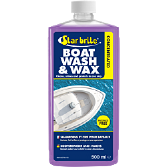 Starbrite Boat Wash & Wax Blueberry 500ml