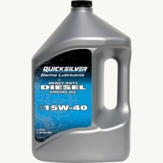Quicksilver SAE 15W-40 4-Stroke Multigrade Engine Oil. 3.78ltr