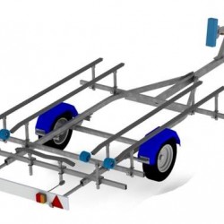 Snipe N3.5-350INF-R Inflatable boat Trailer