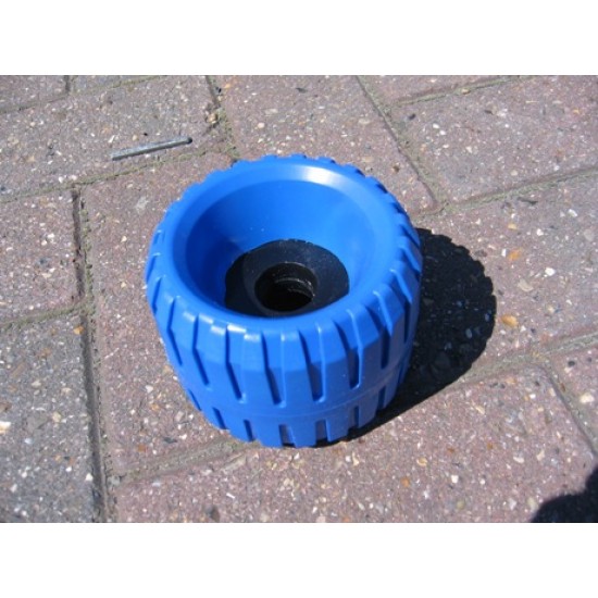 Wobbly Roller, Blue, Snipe, 106mm diameter 79 mm width 