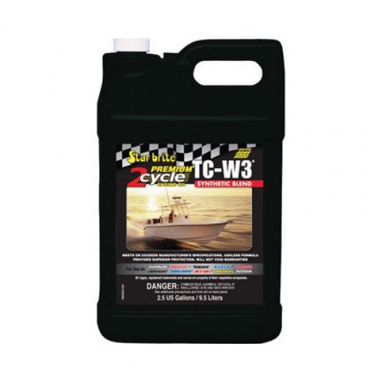 Starbrite Premium 2-Cycle Synthetic Blend Engine Oil TC-W3 9.5L