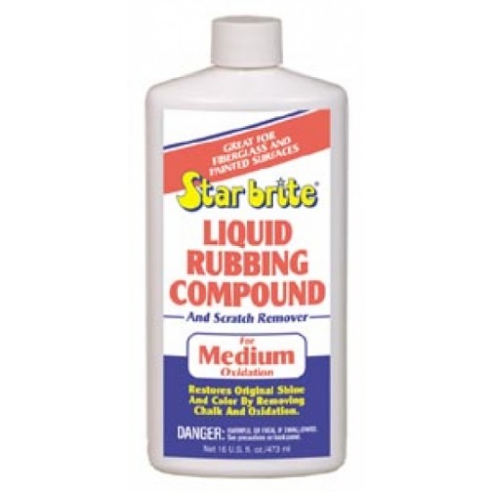 Starbrite Liquid Rubbing Compound Medium Oxidation 16 oz.