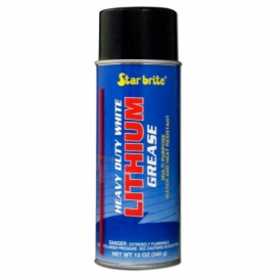 Starbrite White Lithium Grease Spray Lube 12 oz. Starbrite White Lithium Grease Spray Lube 12 oz.