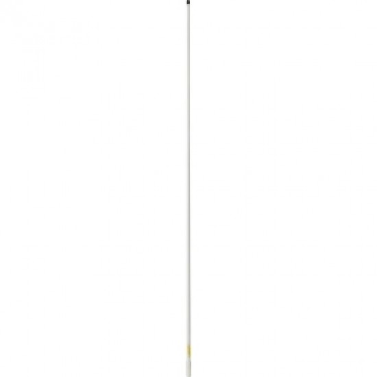 Supergain Capri - 1.4M Powerboat Vhf Antenna Fiberglass- 3Db 6M Cable With Ratchet Mount Base- White