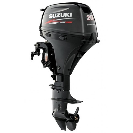 Suzuki DF20AT Outboard Short or Long Shaft Electric Start, Remote Steer, Power Tilt