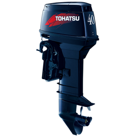 Tohatsu M40D2 2-stroke comes with Standard and Long Shaft