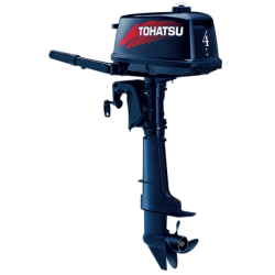 Tohatsu M4CS 2-stroke is available in Standard 15" Transom