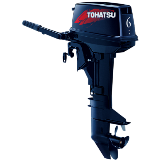 Tohatsu M6B 2-stroke comes in Standard or Long Shaft 15" or 20" Transom Tohatsu M6B 2-stroke comes in Standard or Long Shaft 15" or 20" Transom