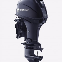 Tohatsu 60HP Long Shaft with Electric Start and Power Tilt, Tiller Control
