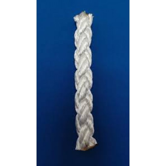 Waveline Anchorwarp- 3 strand Polyester White Rope 10mmX30m Waveline Anchorwarp- 3 strand Polyester White Rope 10mmX30m