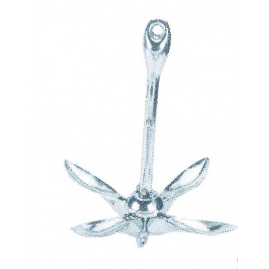 Anchor, Folding, inox 316 stainless steel 0.7kg