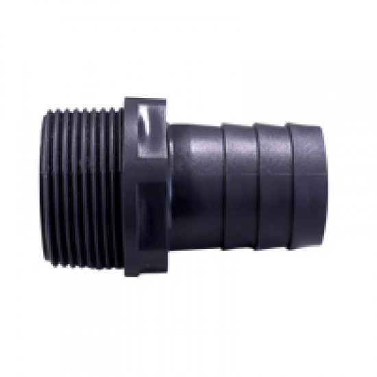 Hose Adaptor For Valve, Threaded 3/4'', Plastic