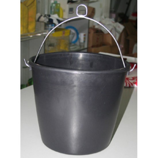 Marine bucket, plastic, black