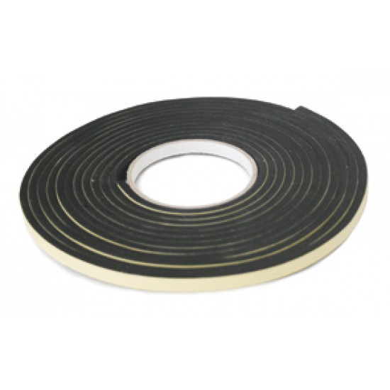 Marine Neoprene Tape ''Hatchseal'', 3m x 19mm x 6mm, black