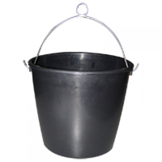 Marine bucket, rubber, black Marine bucket, rubber, black