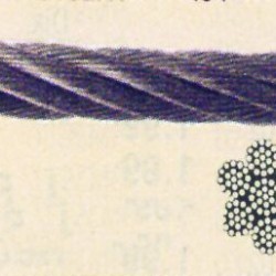 Wire rope, Inox 316, 7x19, 3mm