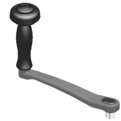 Winch Handle with speed handle - 25cm